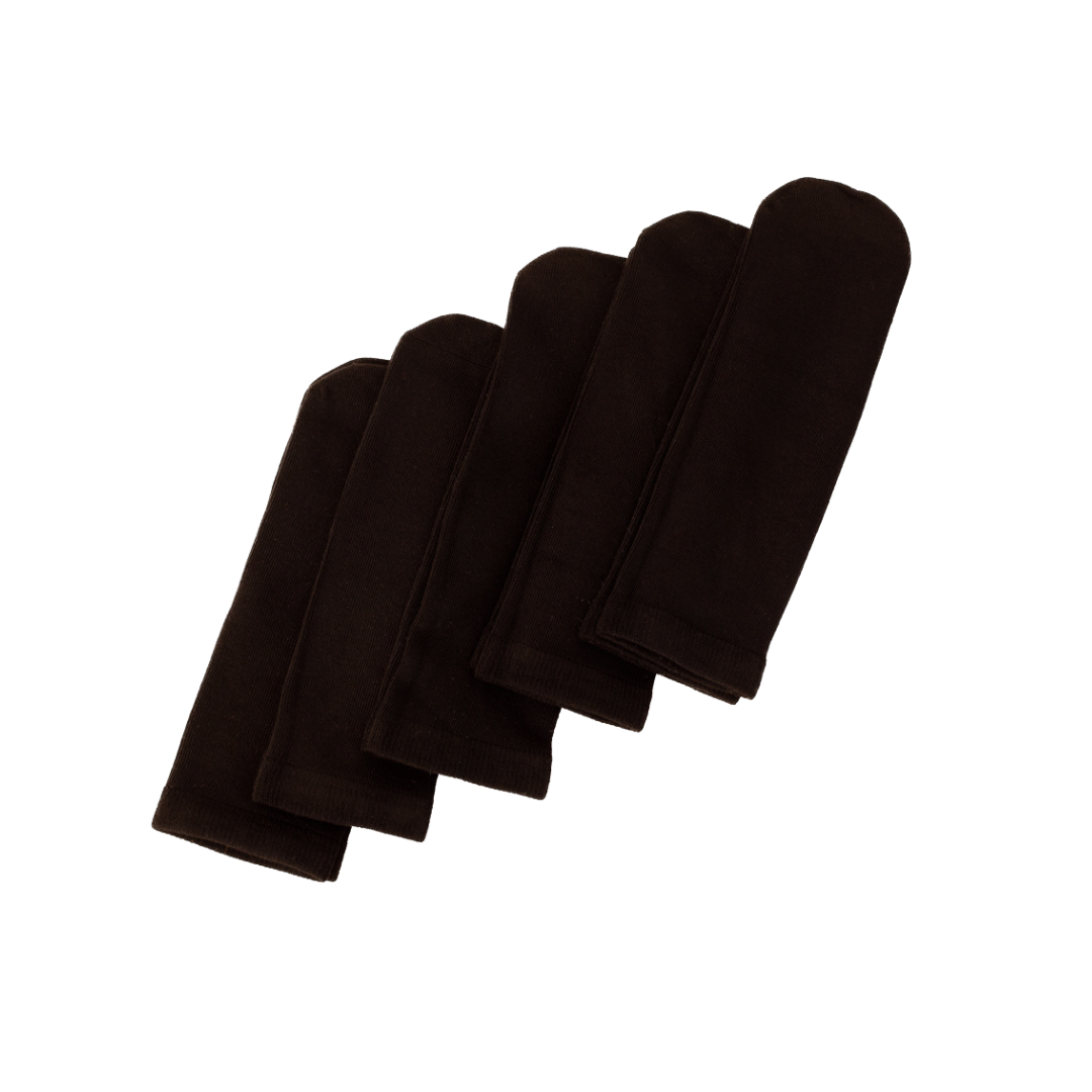 Seamless Feel Sensory Socks in Black (Pack of 5)