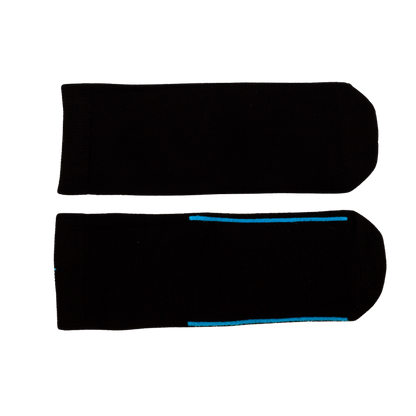 Seamless Feel Easy-on Socks with Guiding Line Black (Pack of 5)