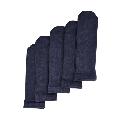 Seamless Feel Sensory Socks in Navy (Pack of 5)