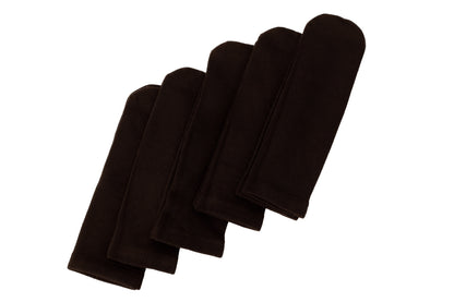 Seamless Feel Sensory Socks in Black (Pack of 5)