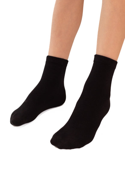 Seamless Feel Sensory Socks in Black (Pack of 5)